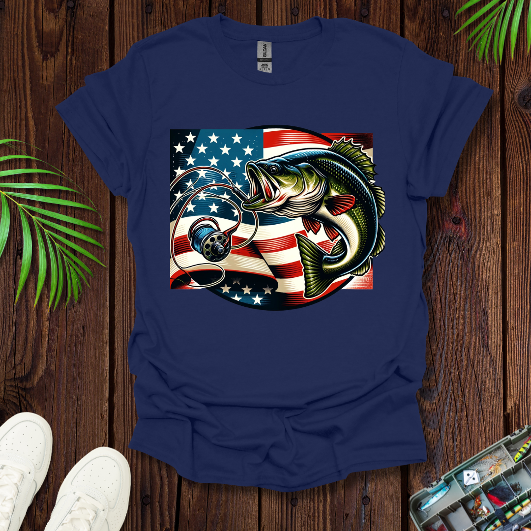 American Retro Fish T-Shirt