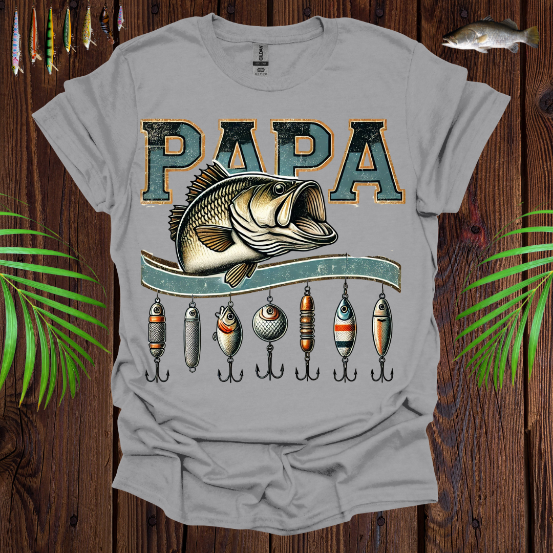 Papa  Fishing T-Shirt