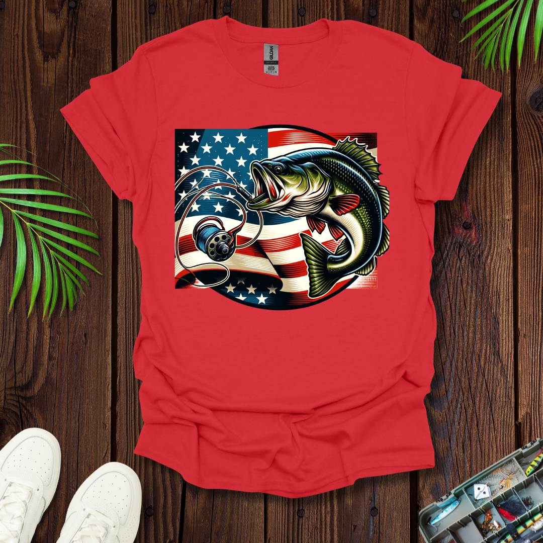American Retro Fish T-Shirt