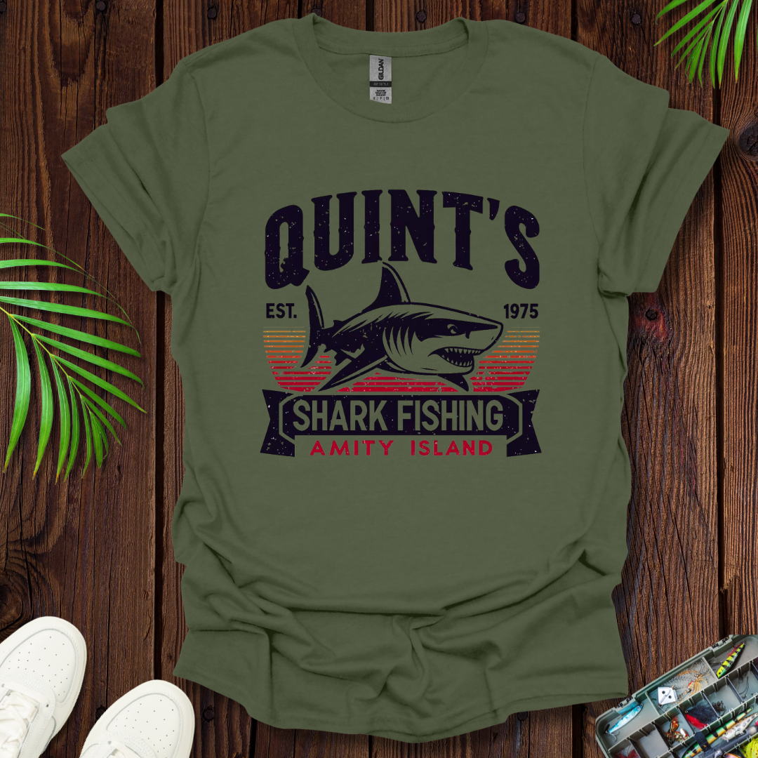 Quint's  Shark Fishing T-Shirt