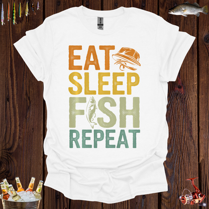 Eat Sleep Fish Repeat T-Shirt