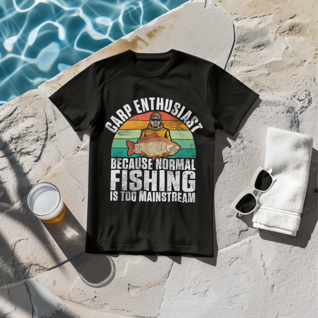 Carp Enthusiast Fishing T-Shirt