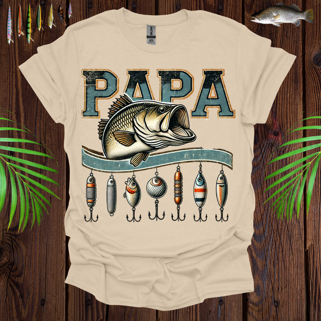 Papa  Fishing T-Shirt