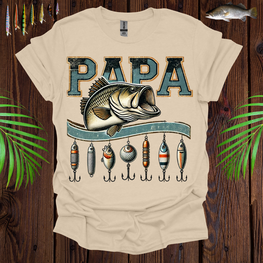 Papa  Fishing T-Shirt