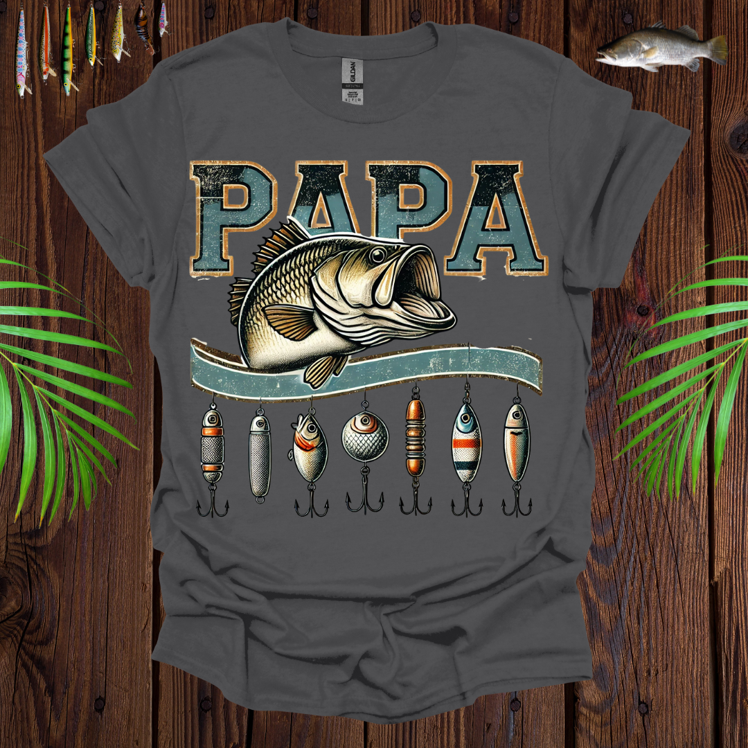 Papa  Fishing T-Shirt