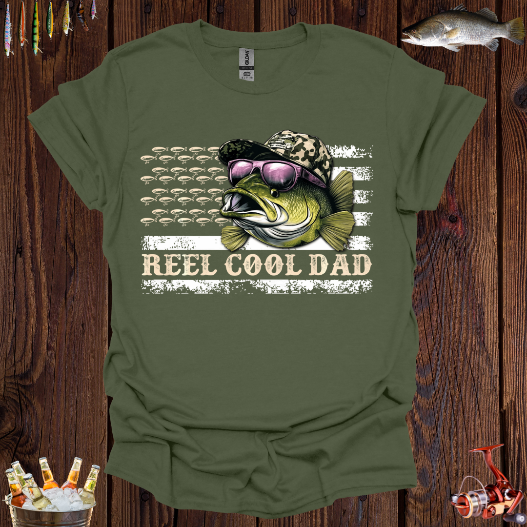 Reel Cool Dad Fishing T-Shirt