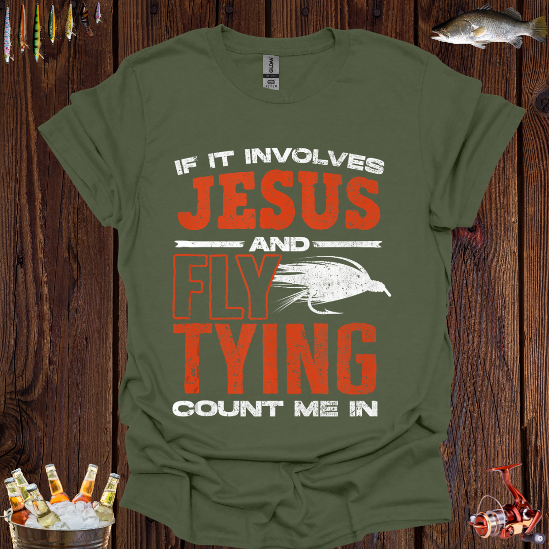 Jesus & Fly Tying T-Shirt