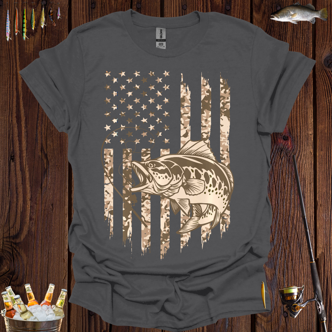 Patriotic Fishing T-Shirt