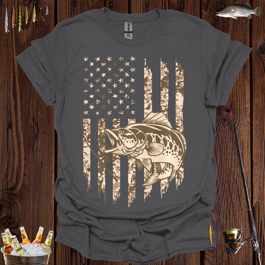 Patriotic Fishing T-Shirt