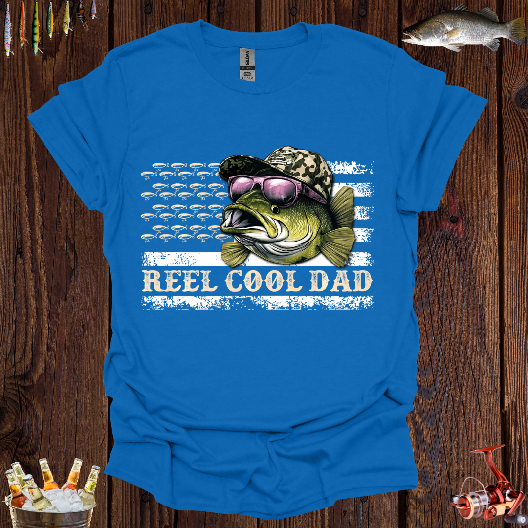 Reel Cool Dad Fishing T-Shirt