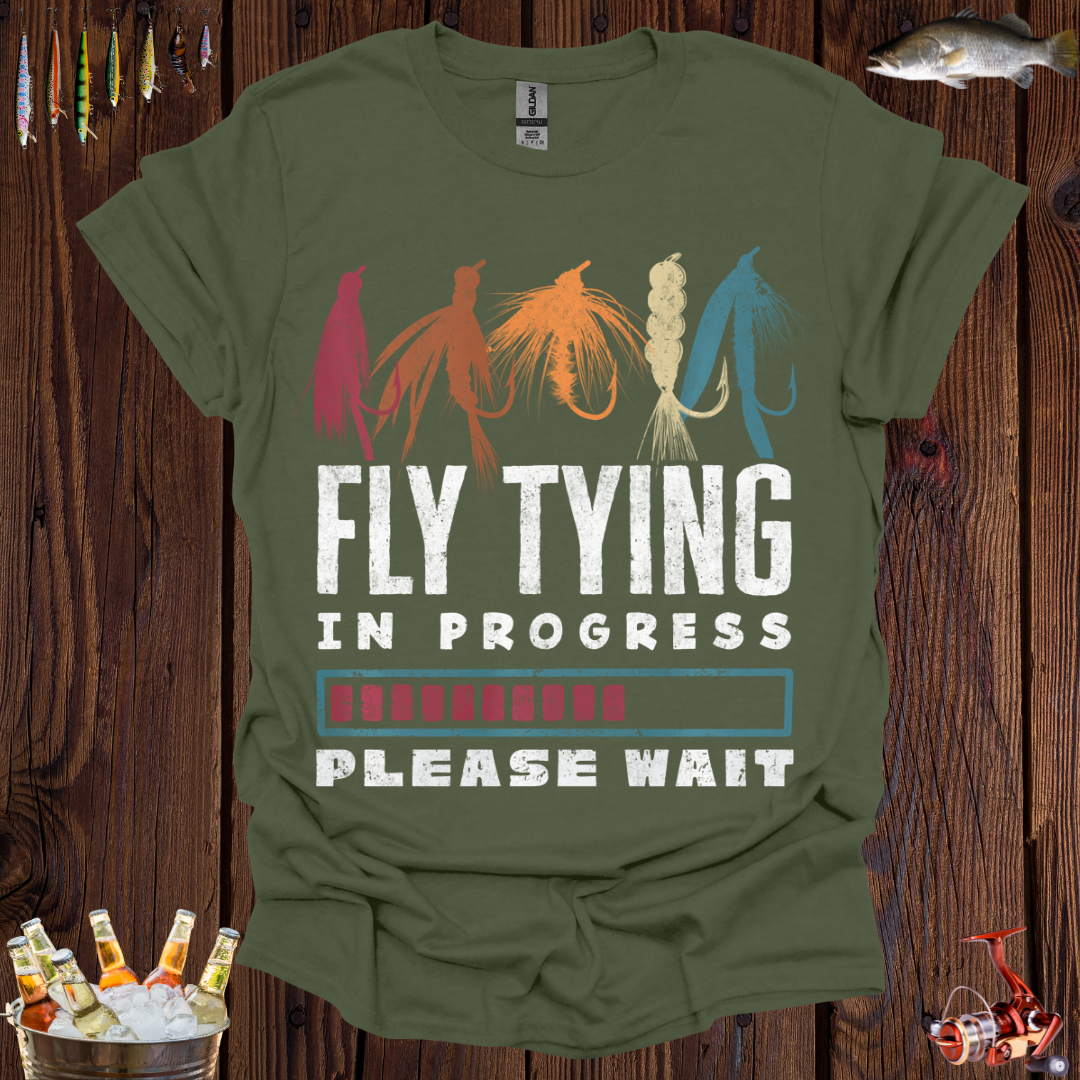 Fly Tying in Progress T-Shirt