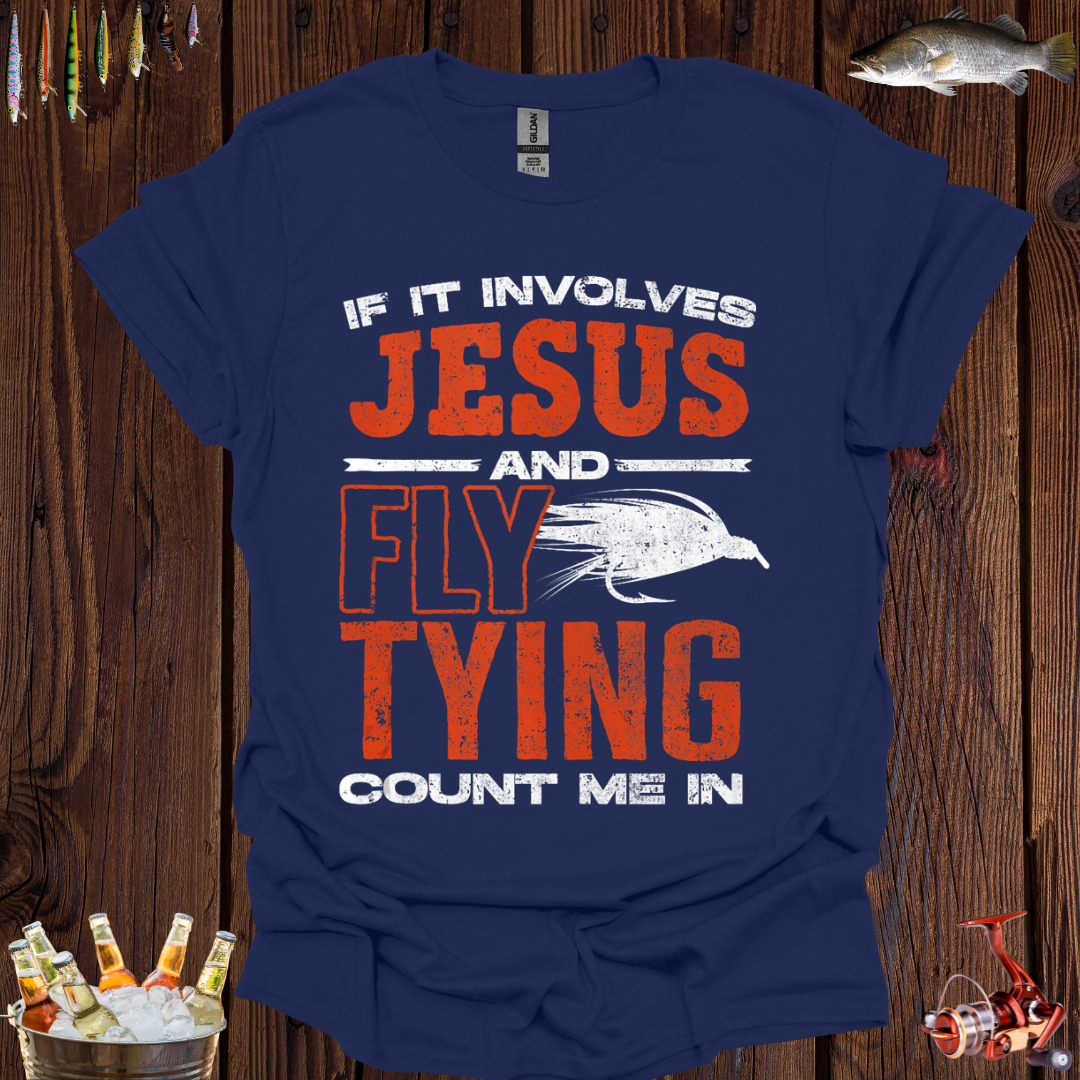Jesus & Fly Tying T-Shirt