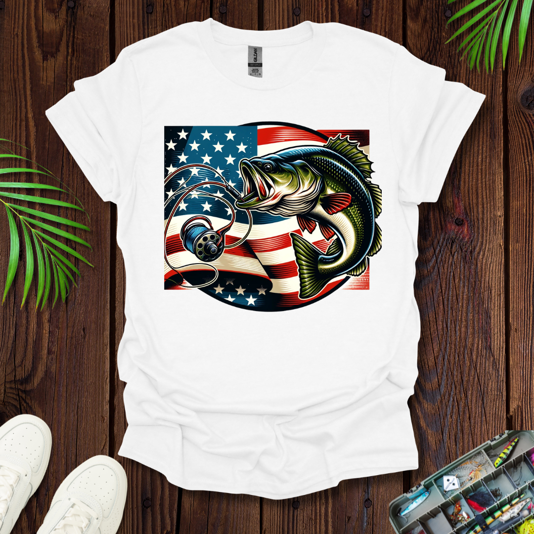 American Retro Fish T-Shirt