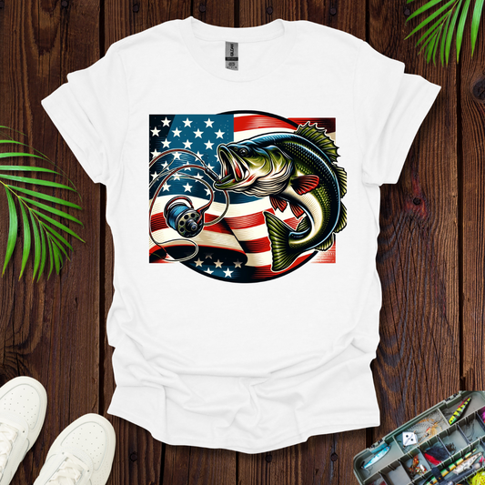 American Retro Fish T-Shirt