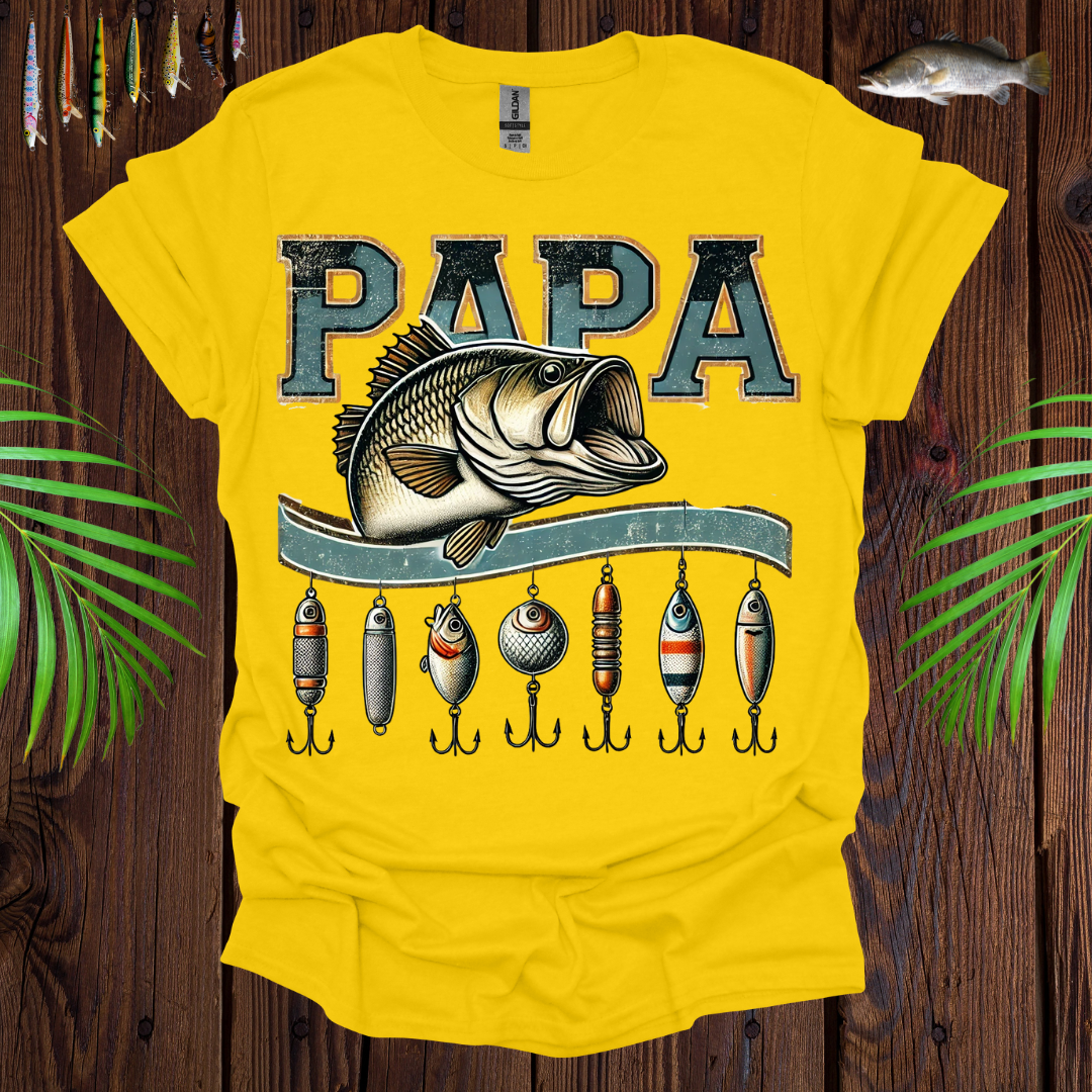 Papa  Fishing T-Shirt