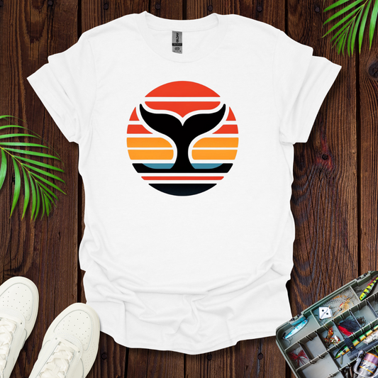 Whale Fin SunSet T-Shirt
