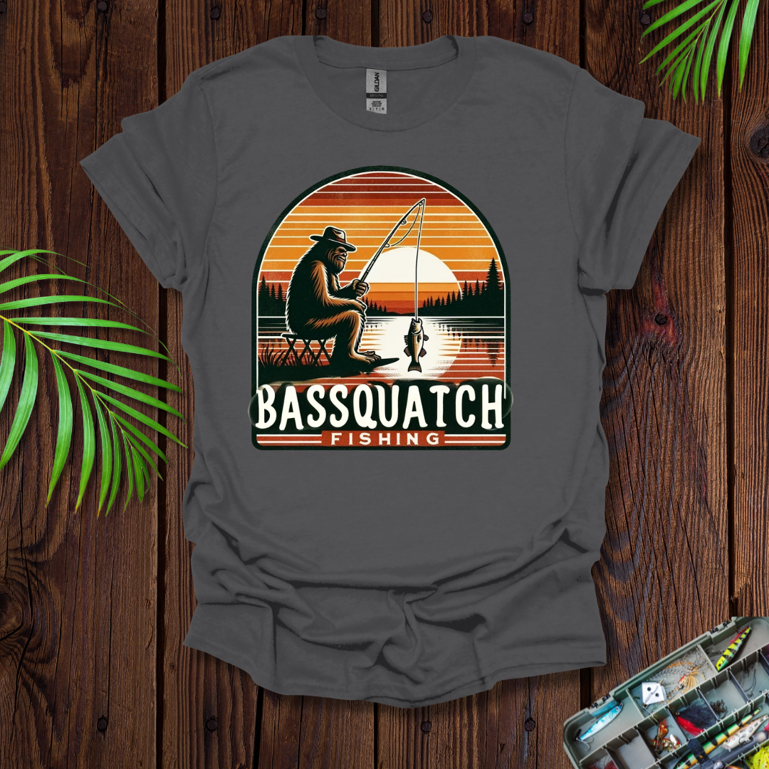 Bassquatch Fishing T-Shirt