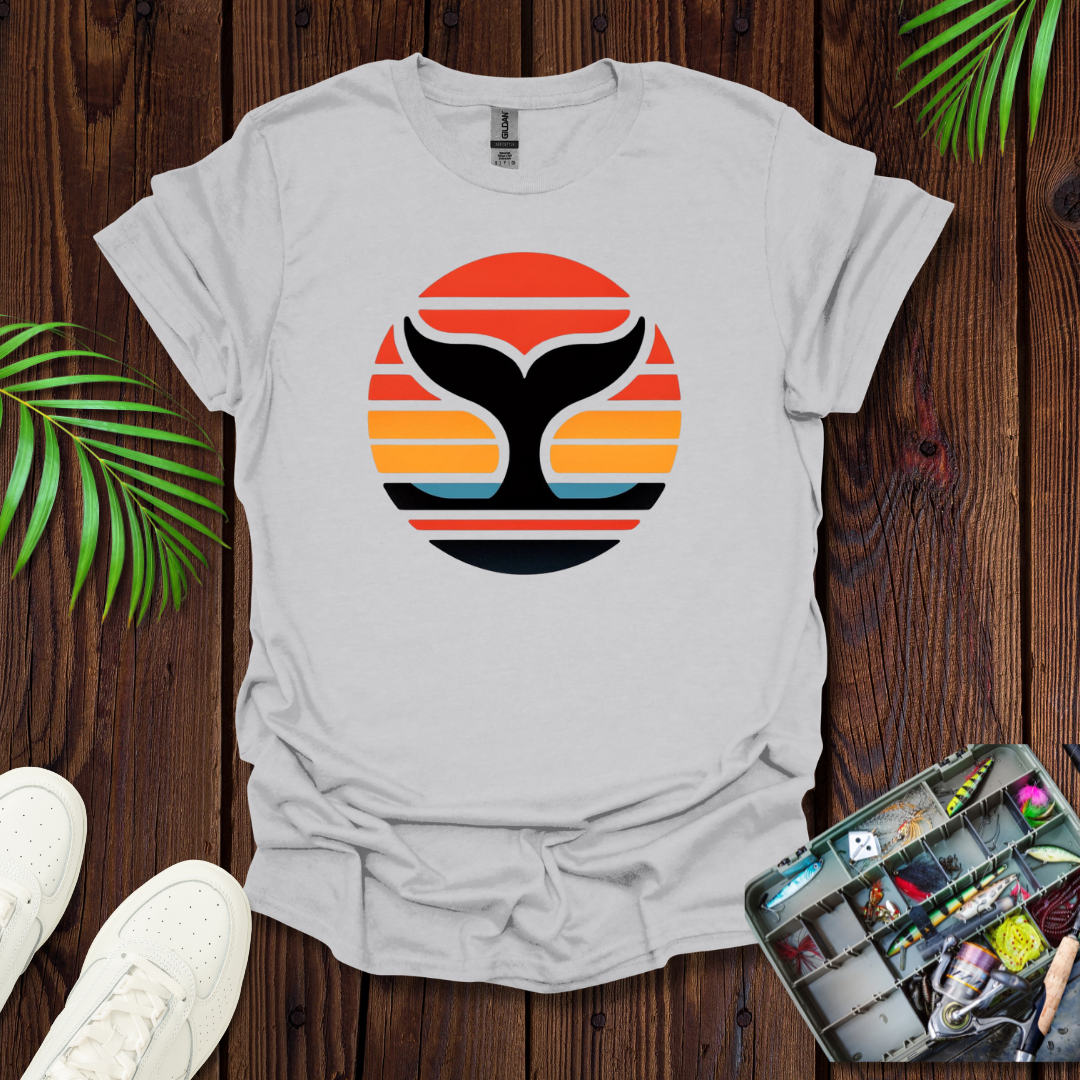Whale Fin SunSet T-Shirt