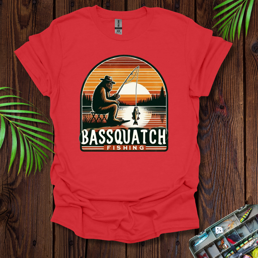 Bassquatch Fishing T-Shirt