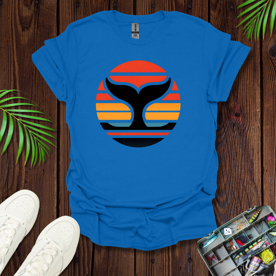 Whale Fin SunSet T-Shirt