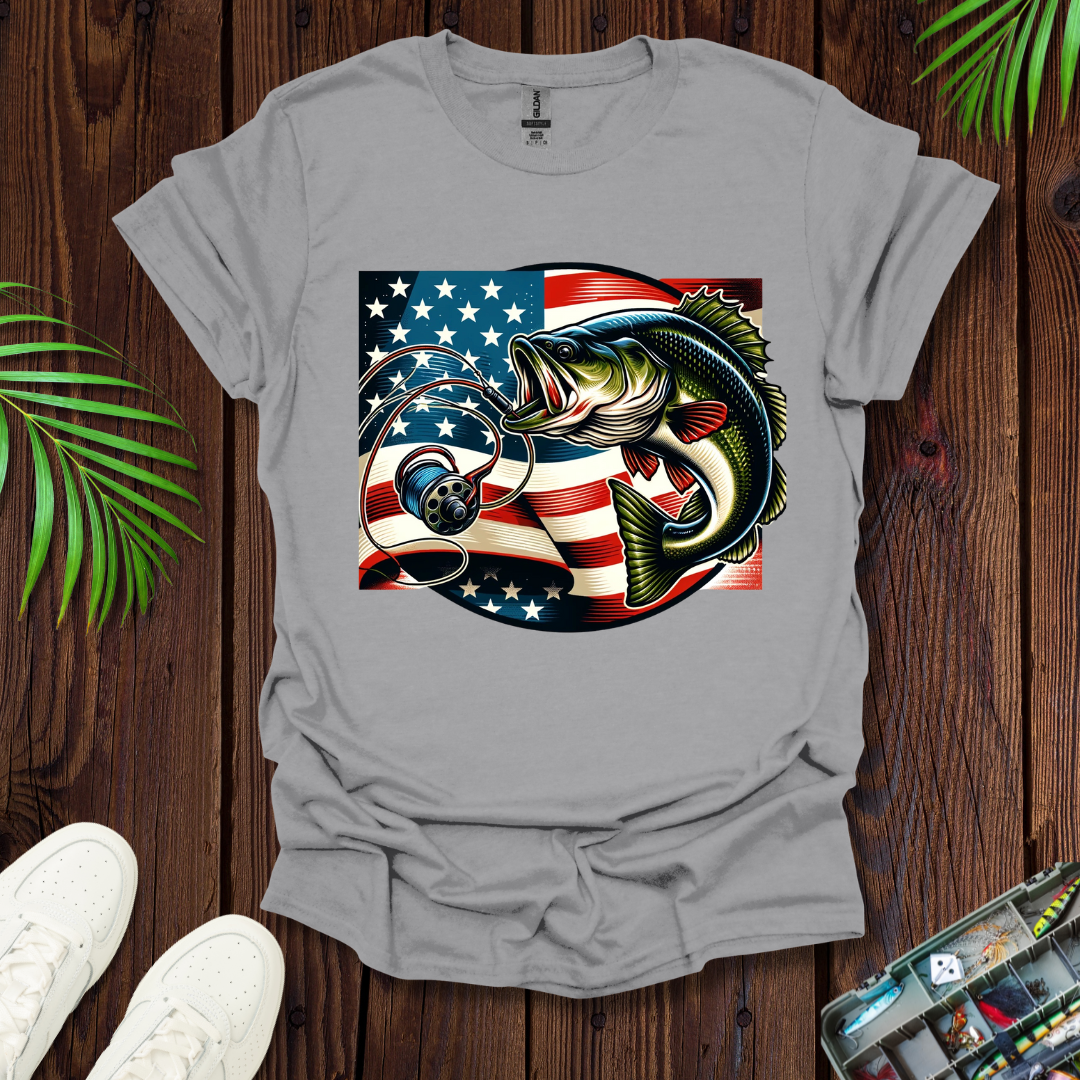 American Retro Fish T-Shirt