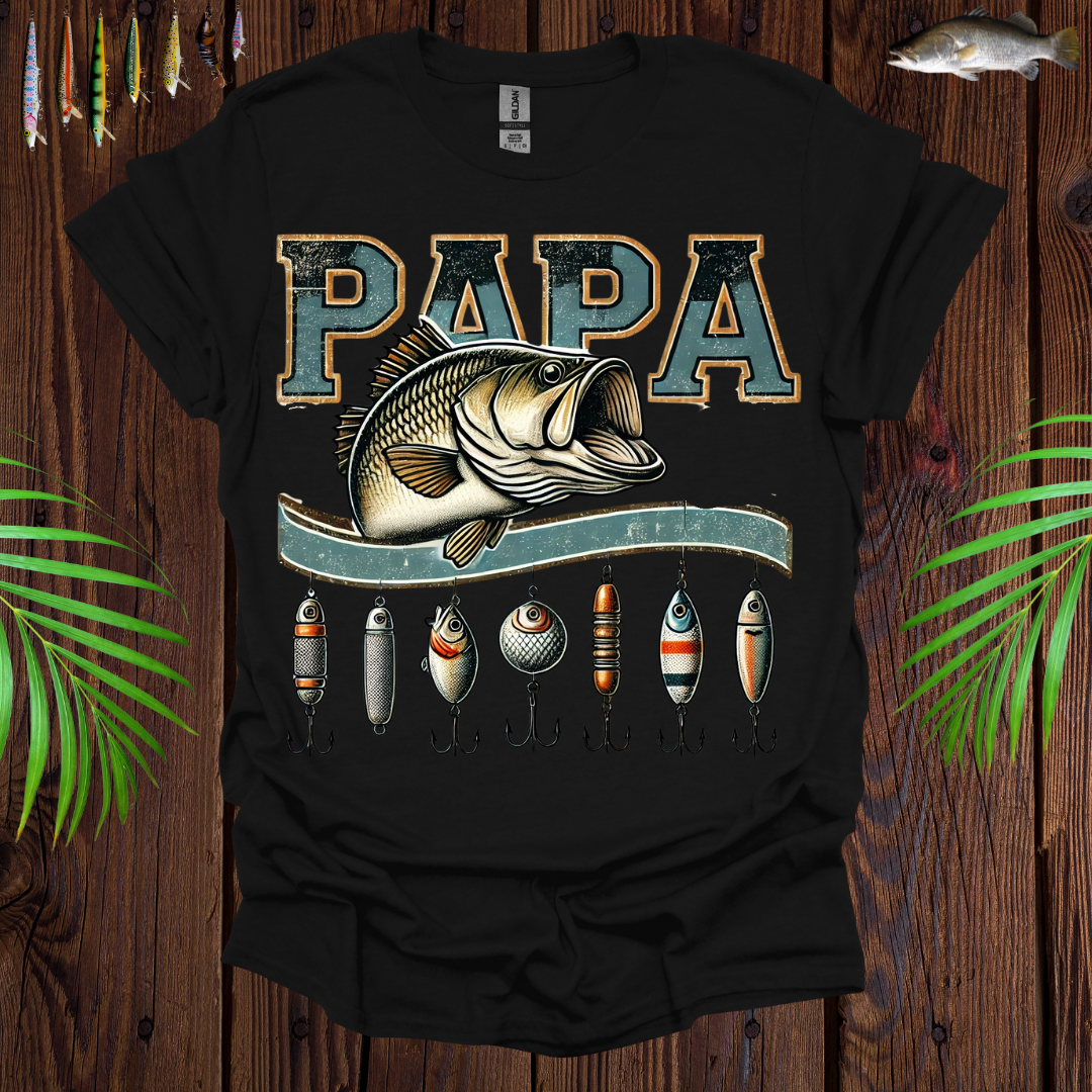 Papa  Fishing T-Shirt