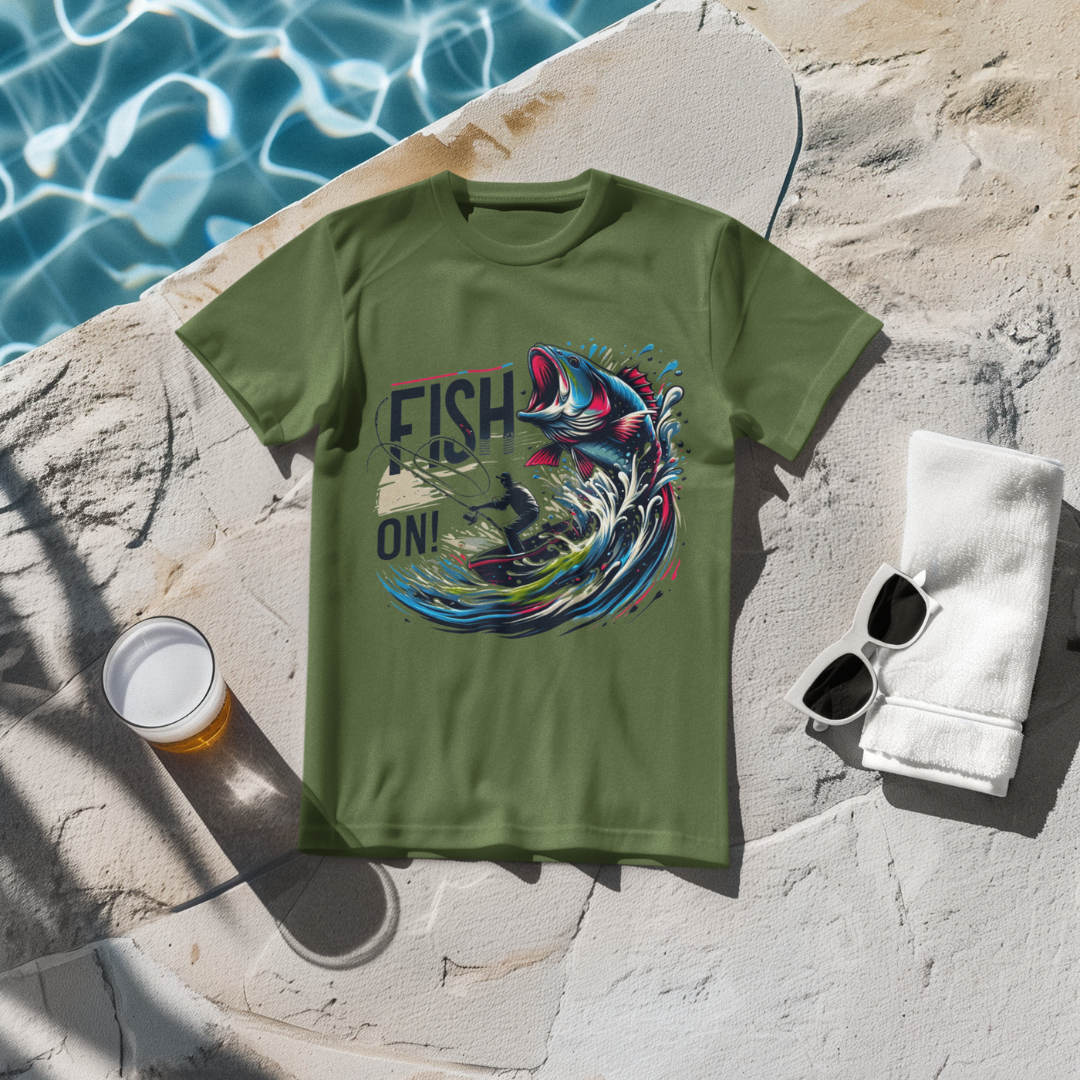 Worldoftshirts Fish Fish On T-Shirt – HookedonPrints.com
