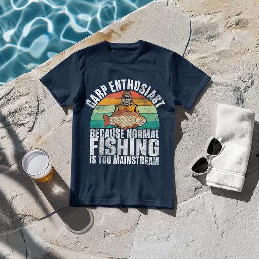 Carp Enthusiast Fishing T-Shirt